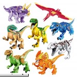 Liberty Imports Dino World Dinosaur Building Blocks Miniature Action Figures Jurassic Toys | Kids Bulk Party Favors Gift Pack Set of 16  B07K6V22GG
